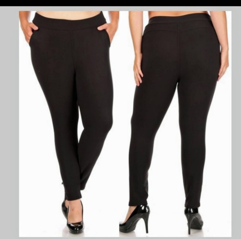Plus Size Tummy Control Treggings Pant